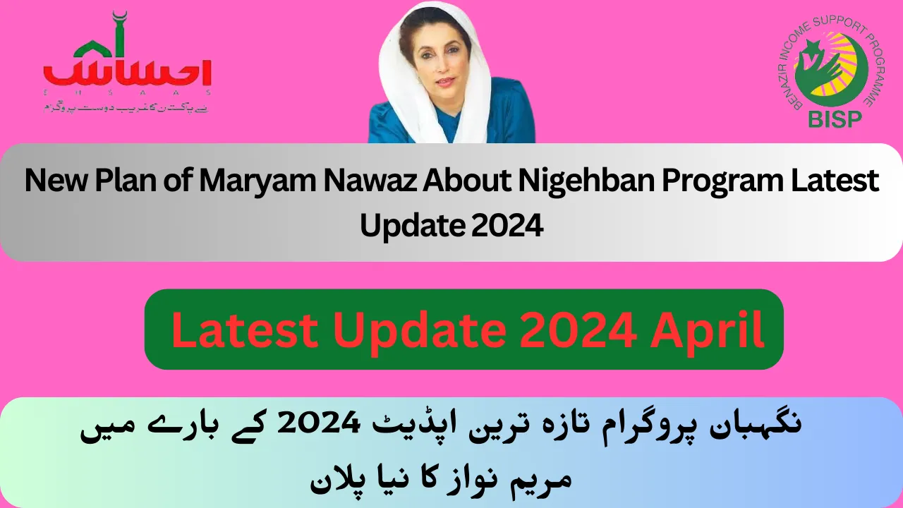 New Plan of Maryam Nawaz About Nigehban Program Latest Update 2024